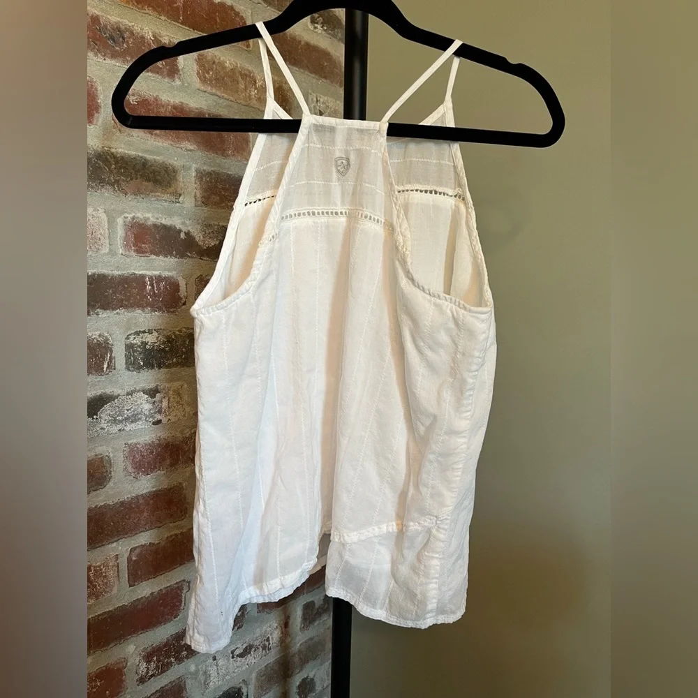 Kulh white cotton tank | size medium